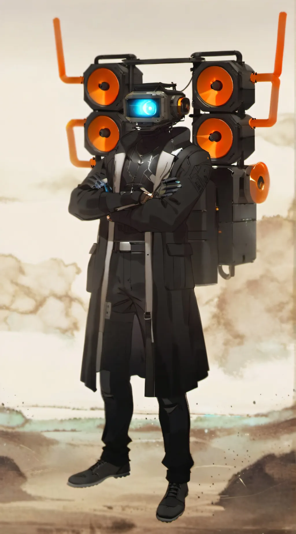 ai character: duo titan background