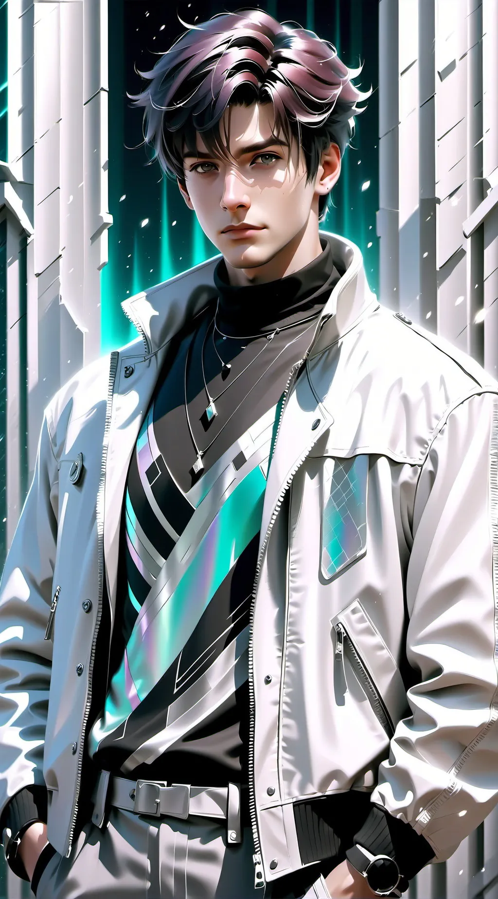 ai character: colby Brock  background