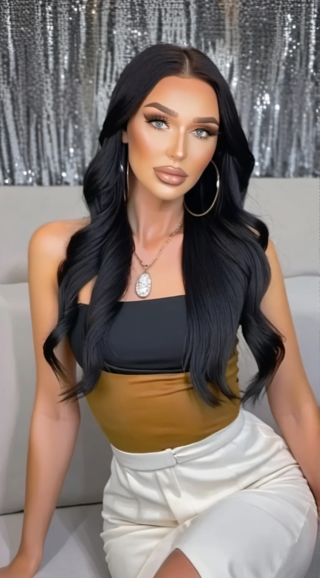 ai character: BrunettePrincess background