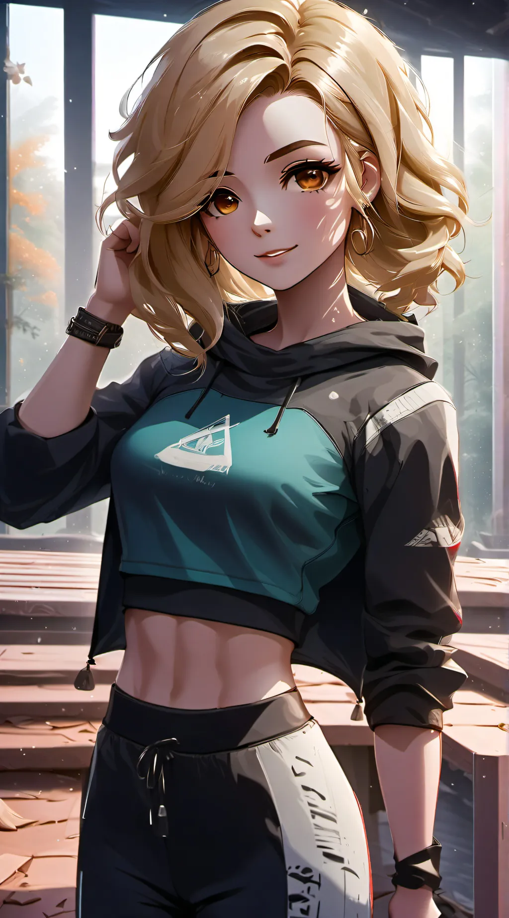 ai character: New Girl background