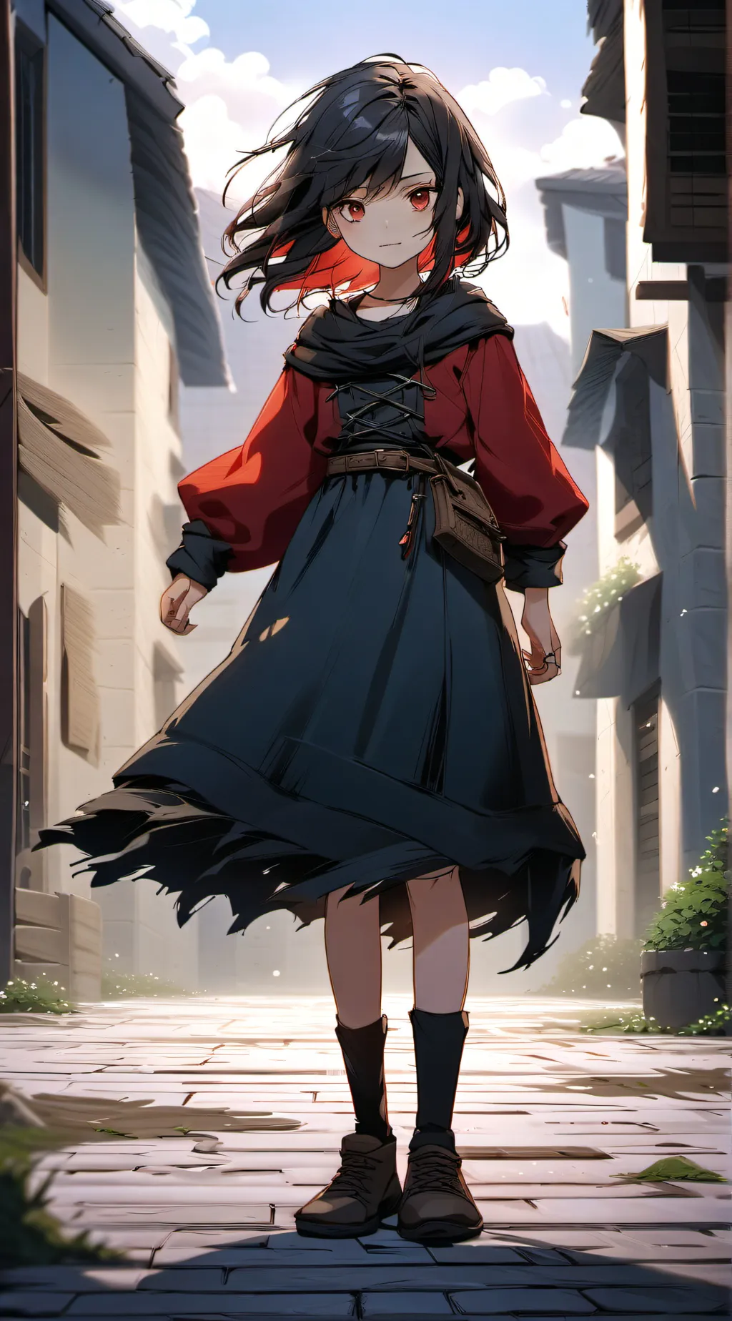 ai character: rose background