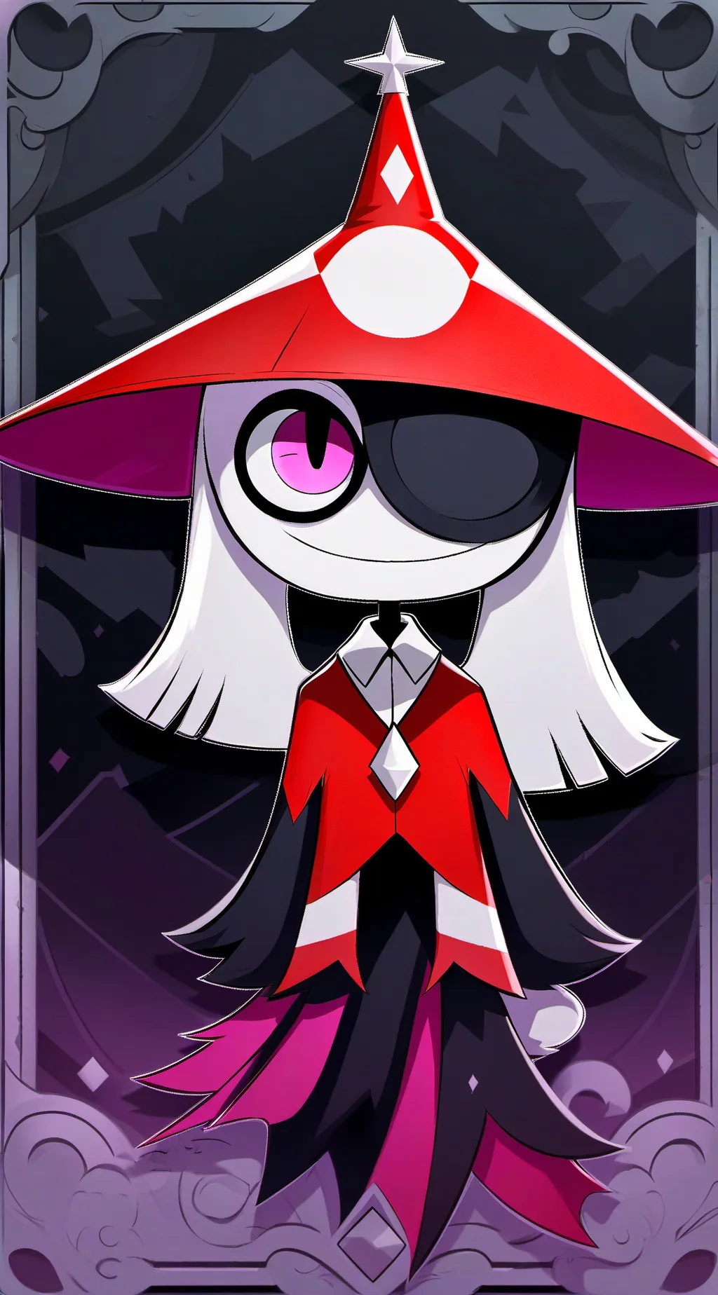 ai character: HH fallen Angel background