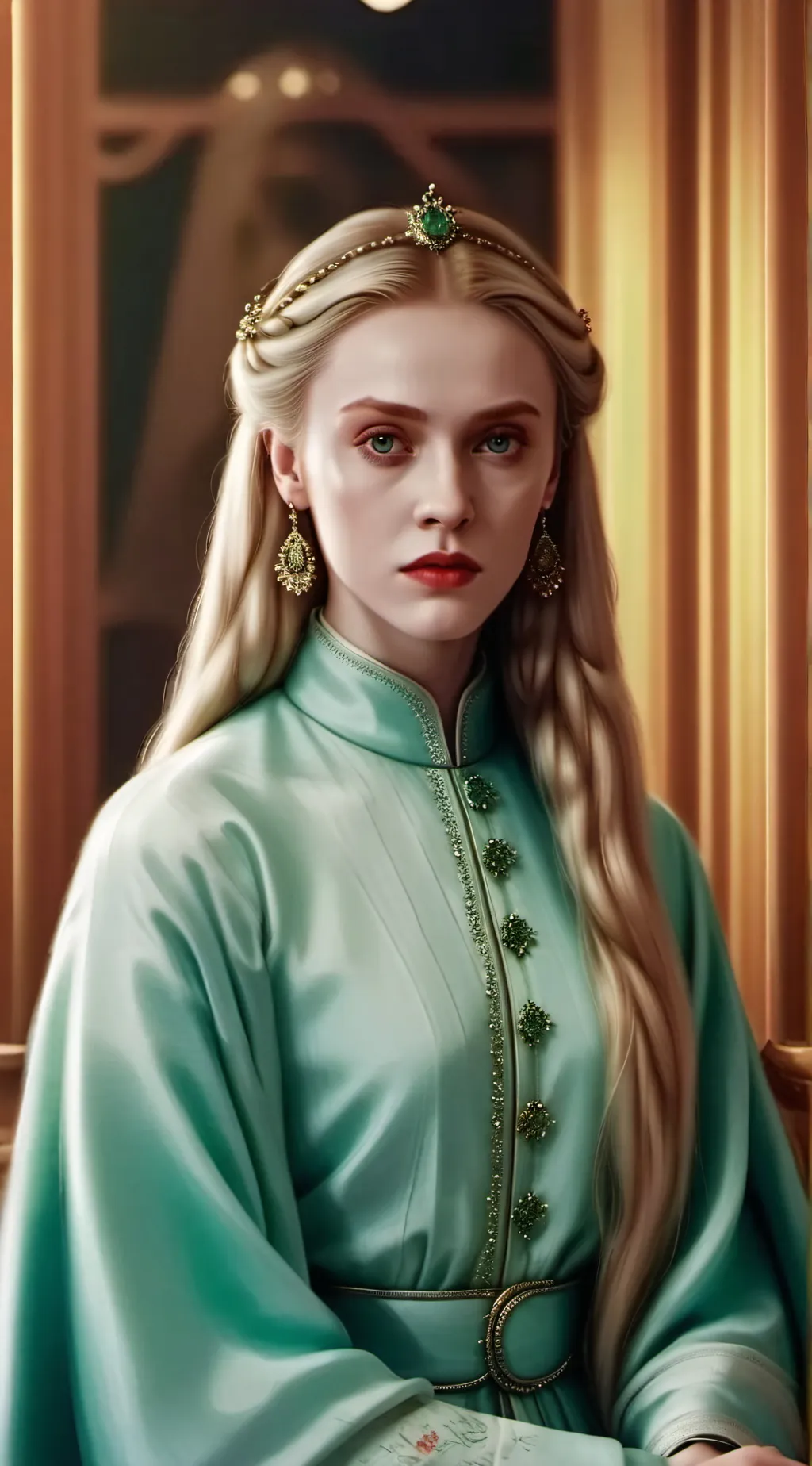 ai character: Lyla Malfoy background