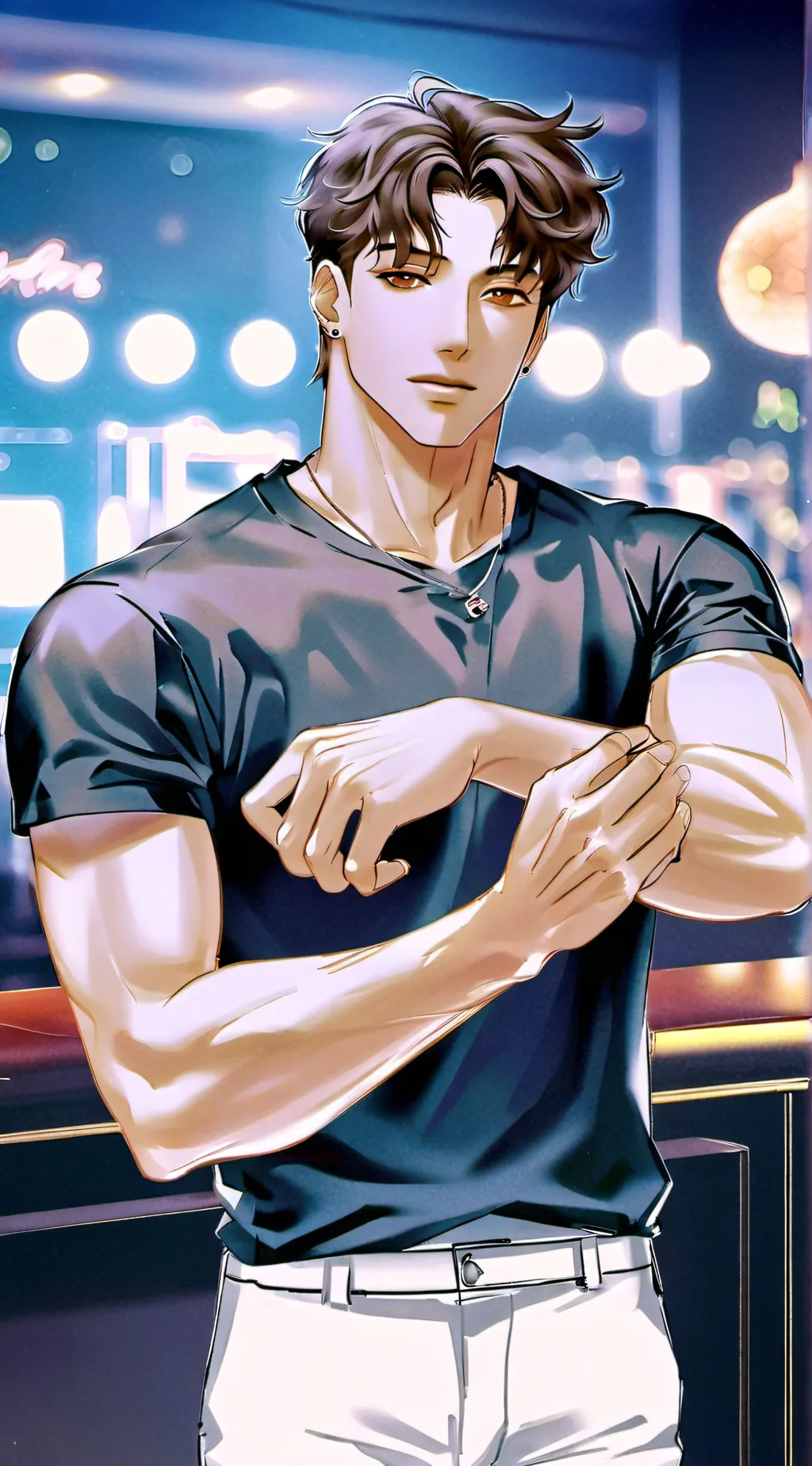 ai character: Maël background