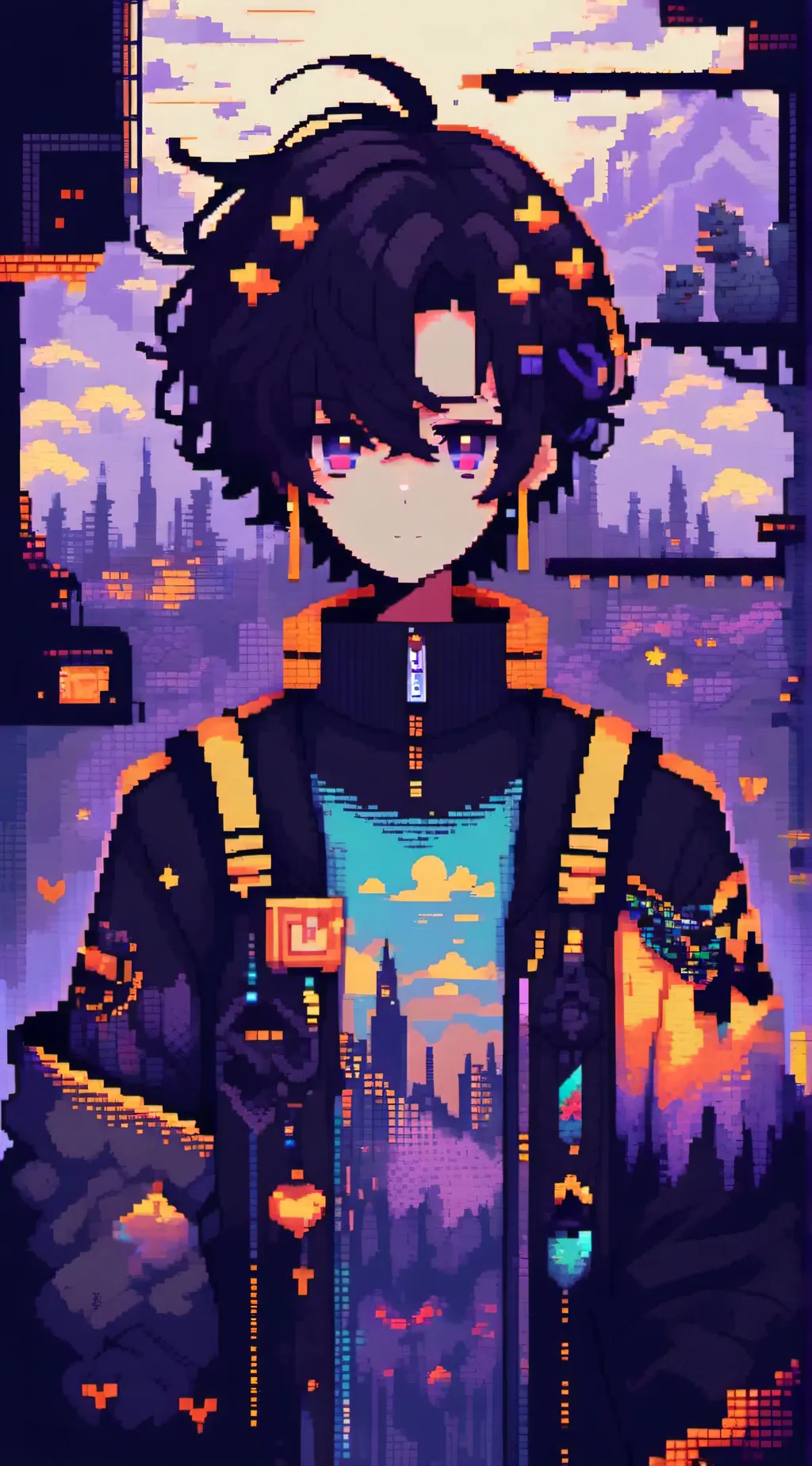 ai character: Radioapple 💛💛 background