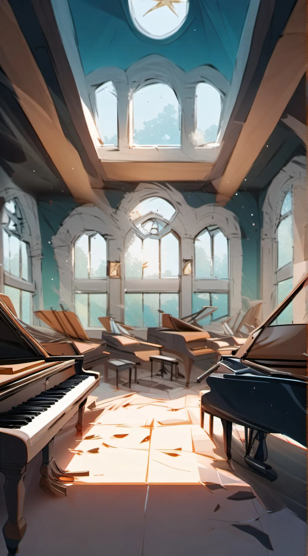 ai character: Baldi musical background