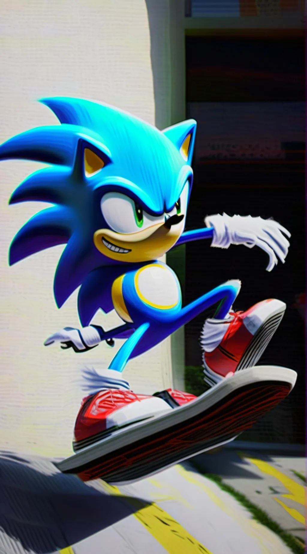 ai character: sonic background