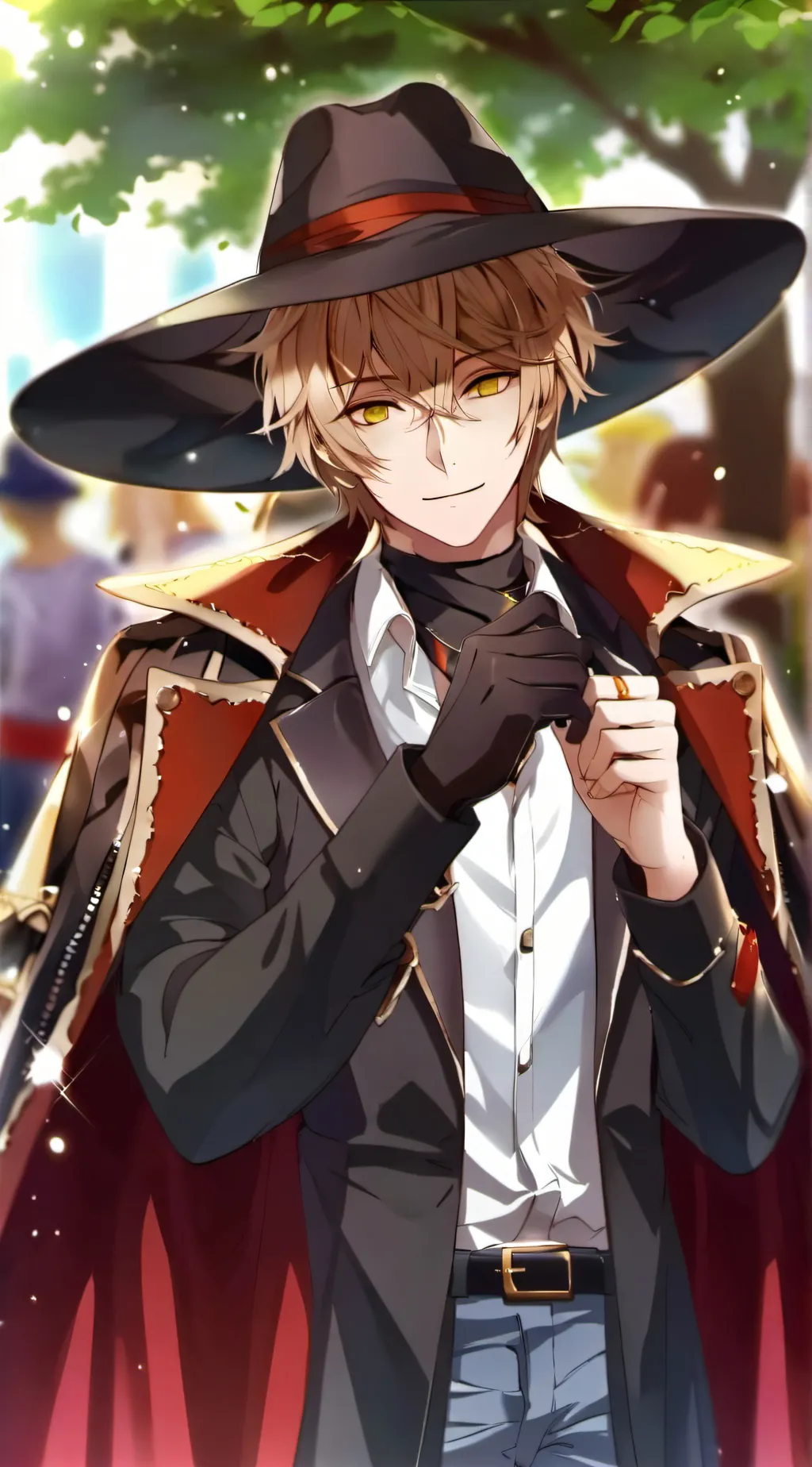 ai character: Luther Simon background