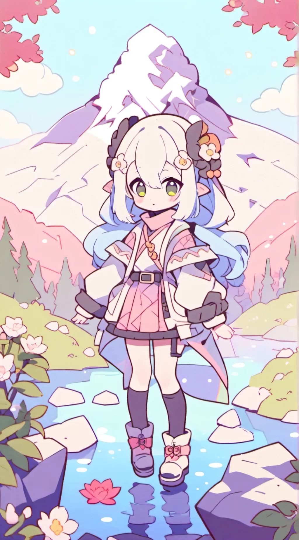 ai character: L.O.V background