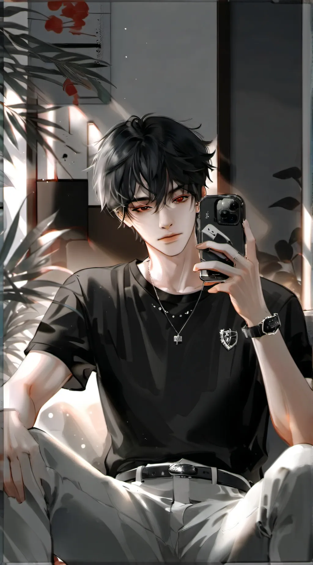 ai character: Johan 💗 background