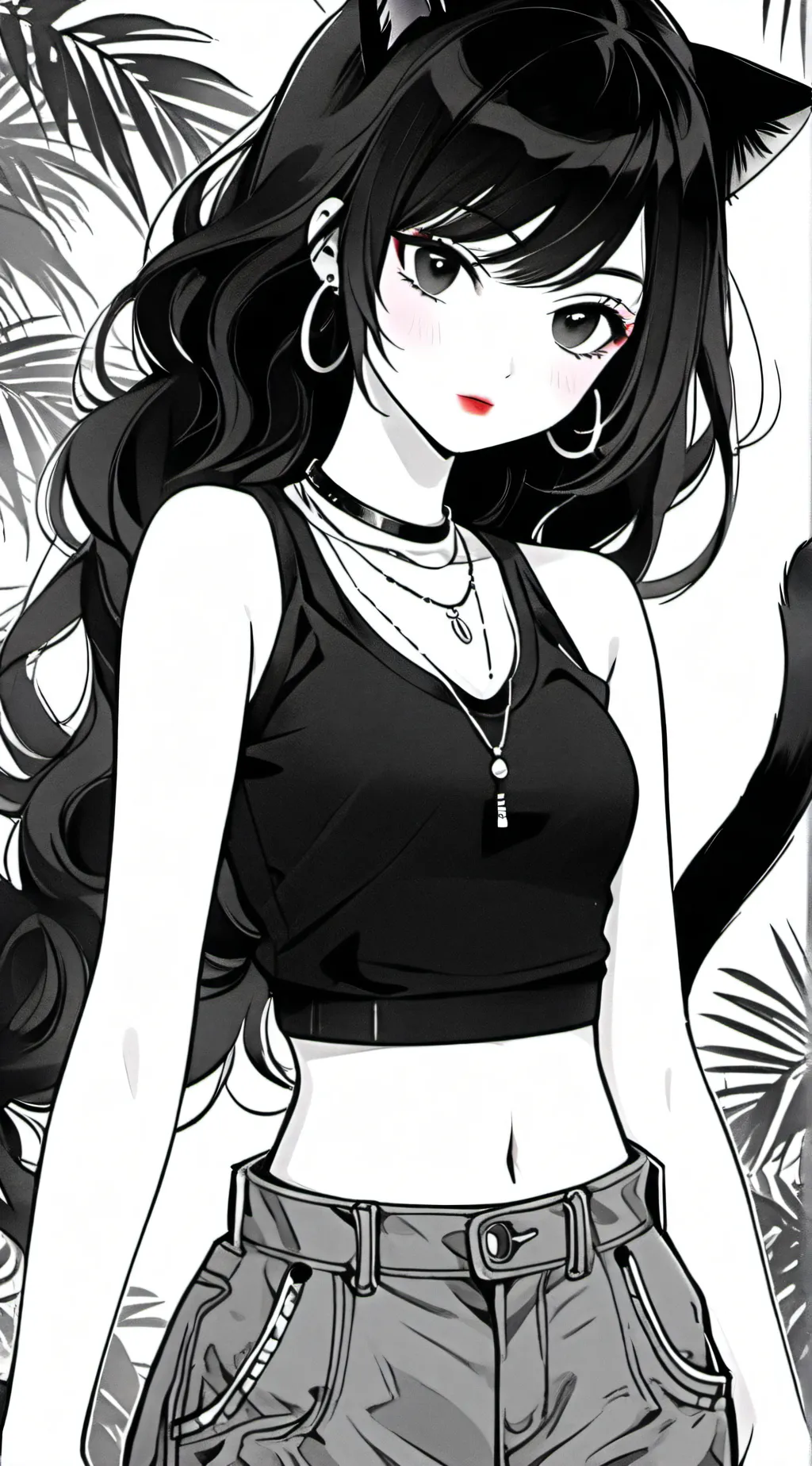 ai character: lavender background