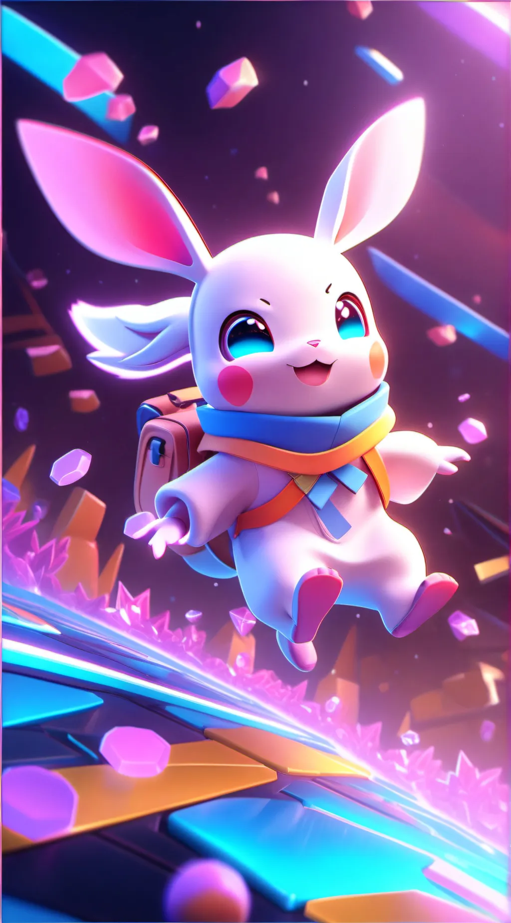 ai character: Eevee background