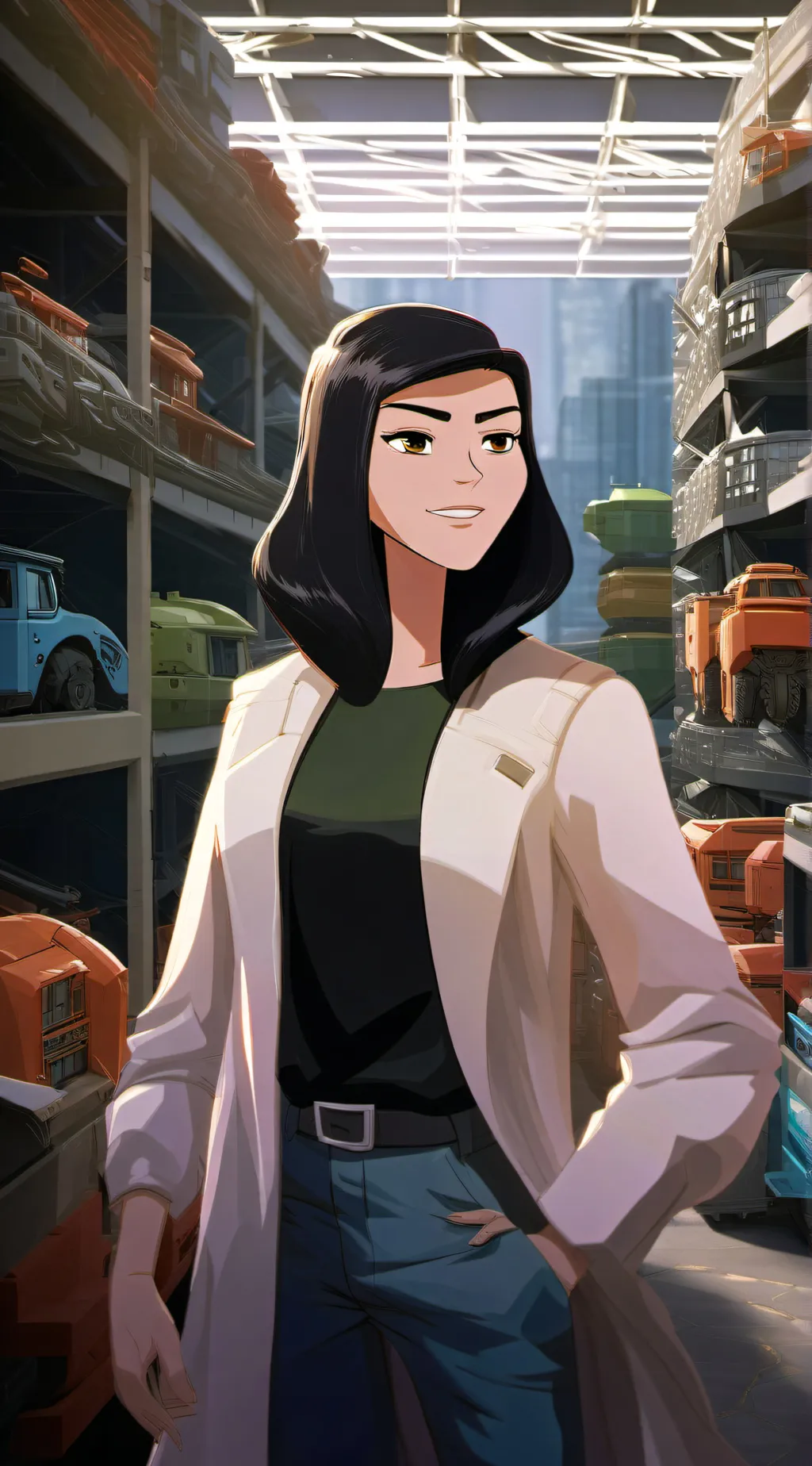 ai character: Priscilla pinch  background