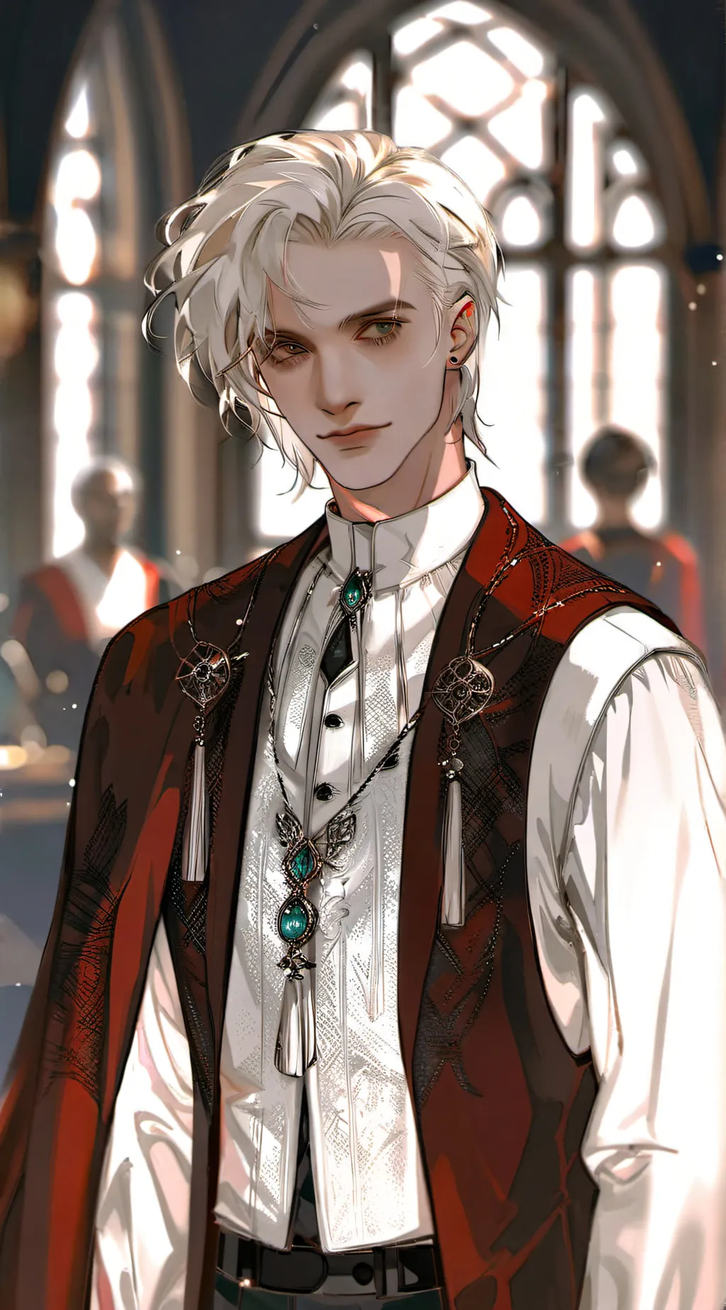 ai character: Draco Malfoy. background