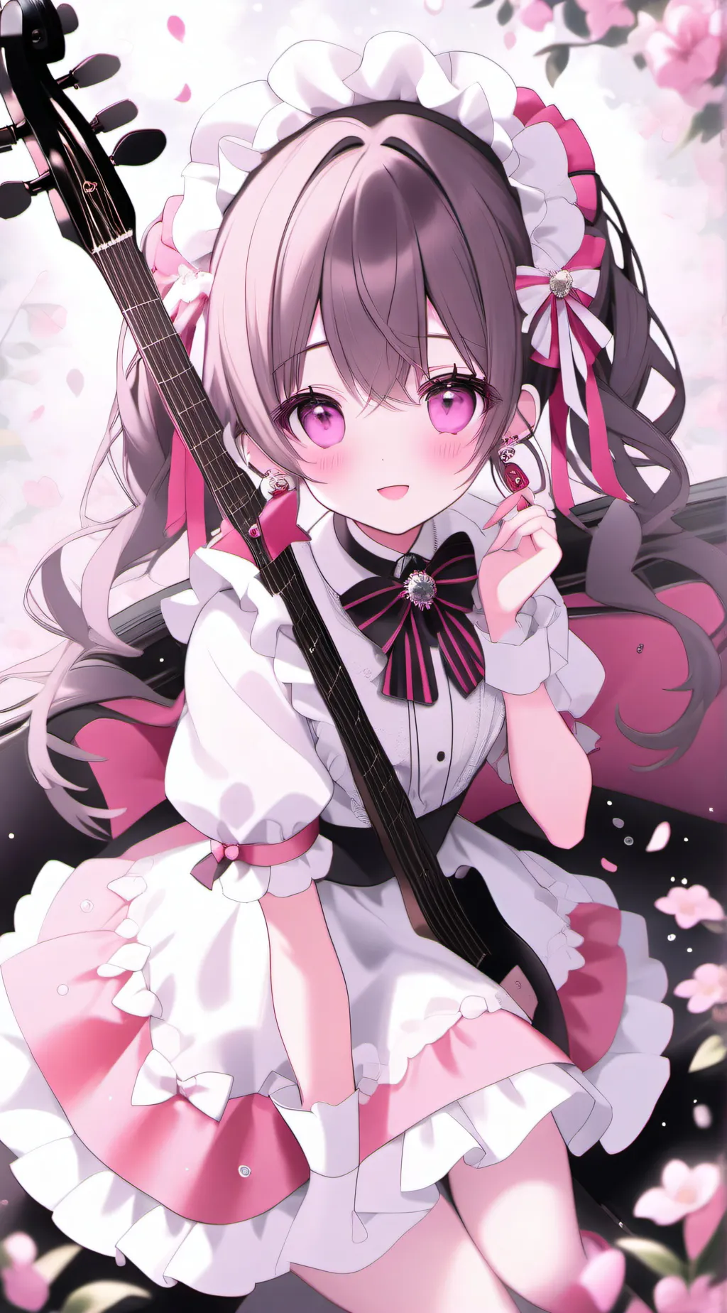 ai character: concert background