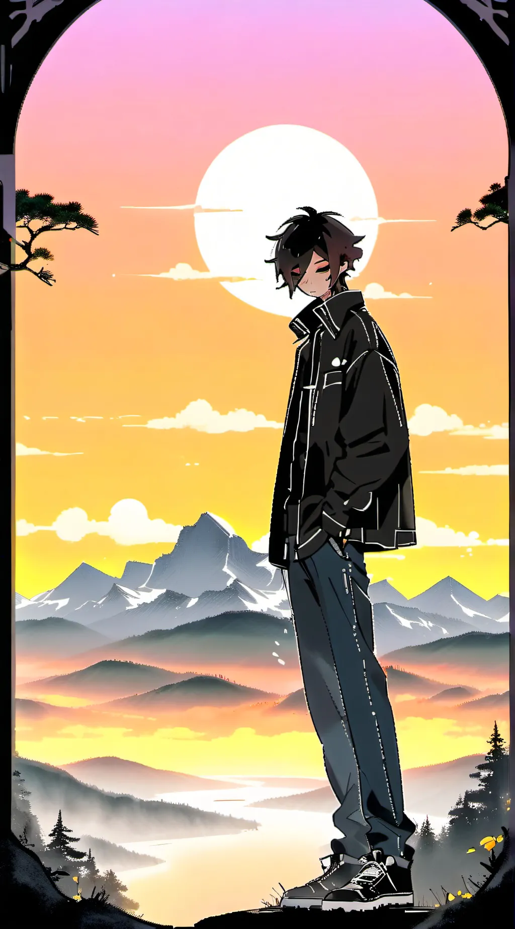 ai character: ☆K£V☆ background