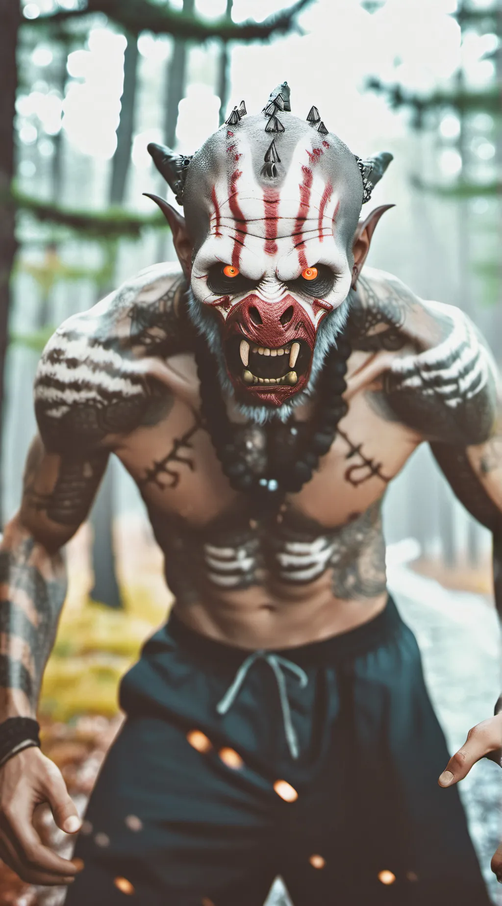 ai character: wendigo  background