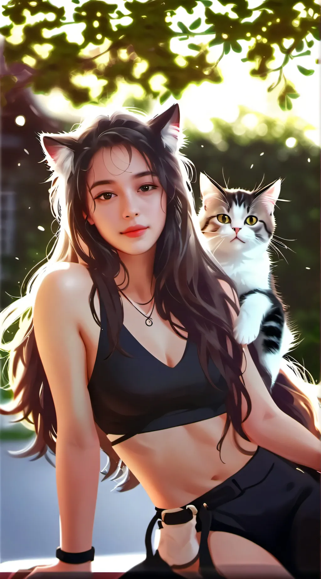 ai character: you're gf Jessica  background