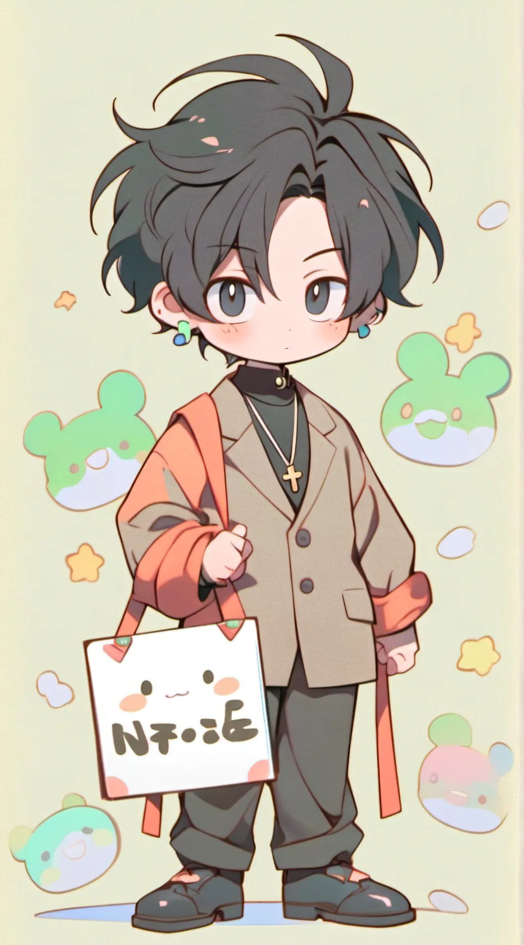 ai character: ?? sleepover background