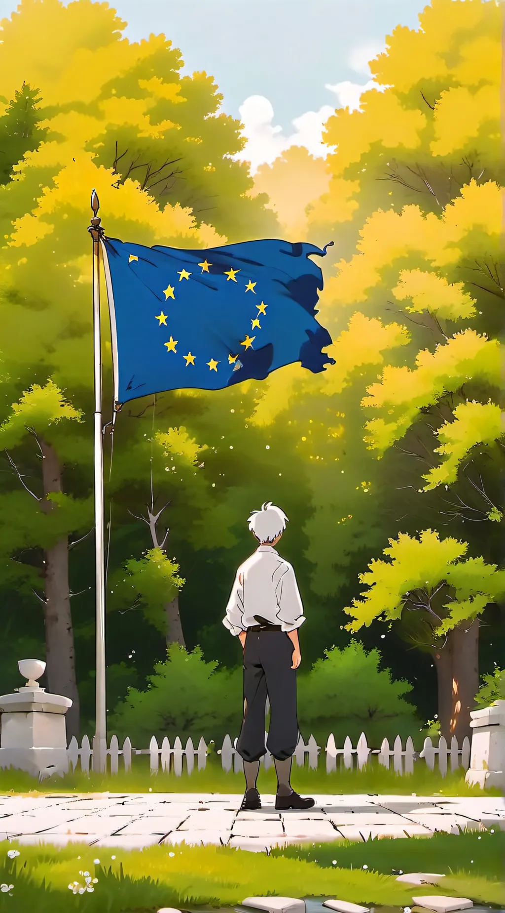 ai character: Countryhumans 4 background