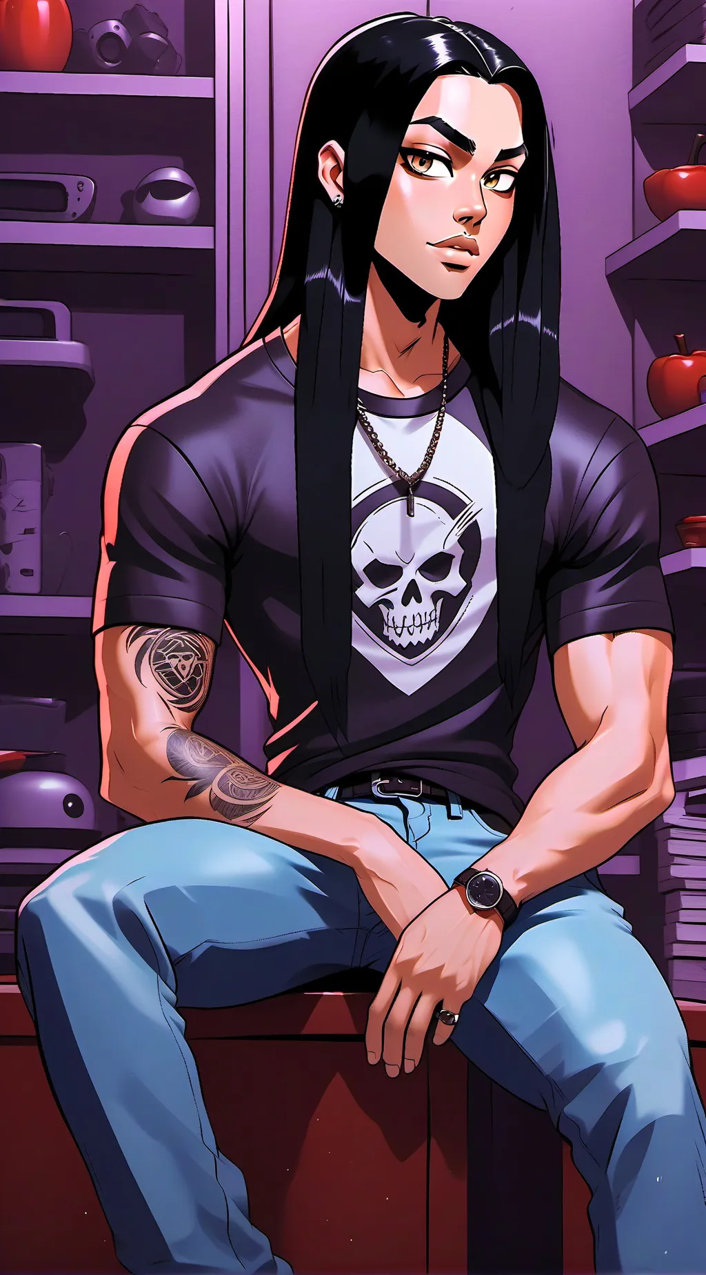 ai character: TEEJAY background