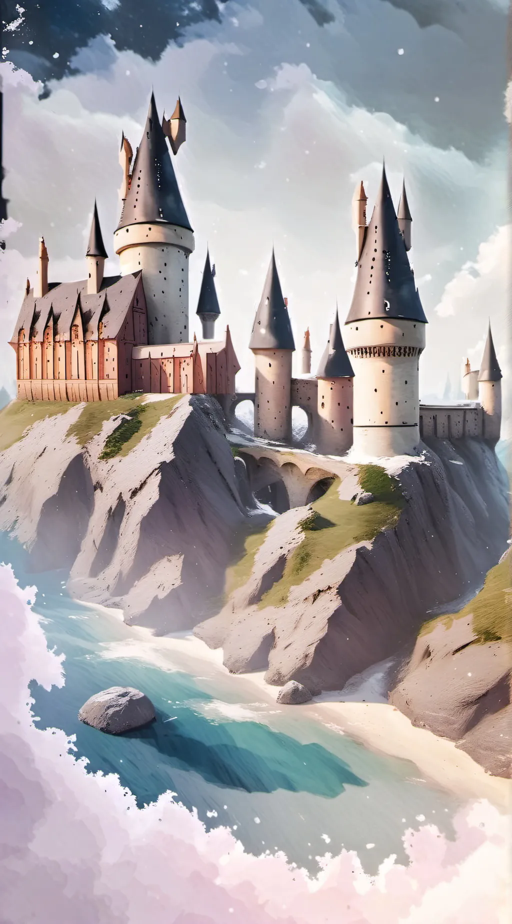 ai character: Hogwarts😜 background