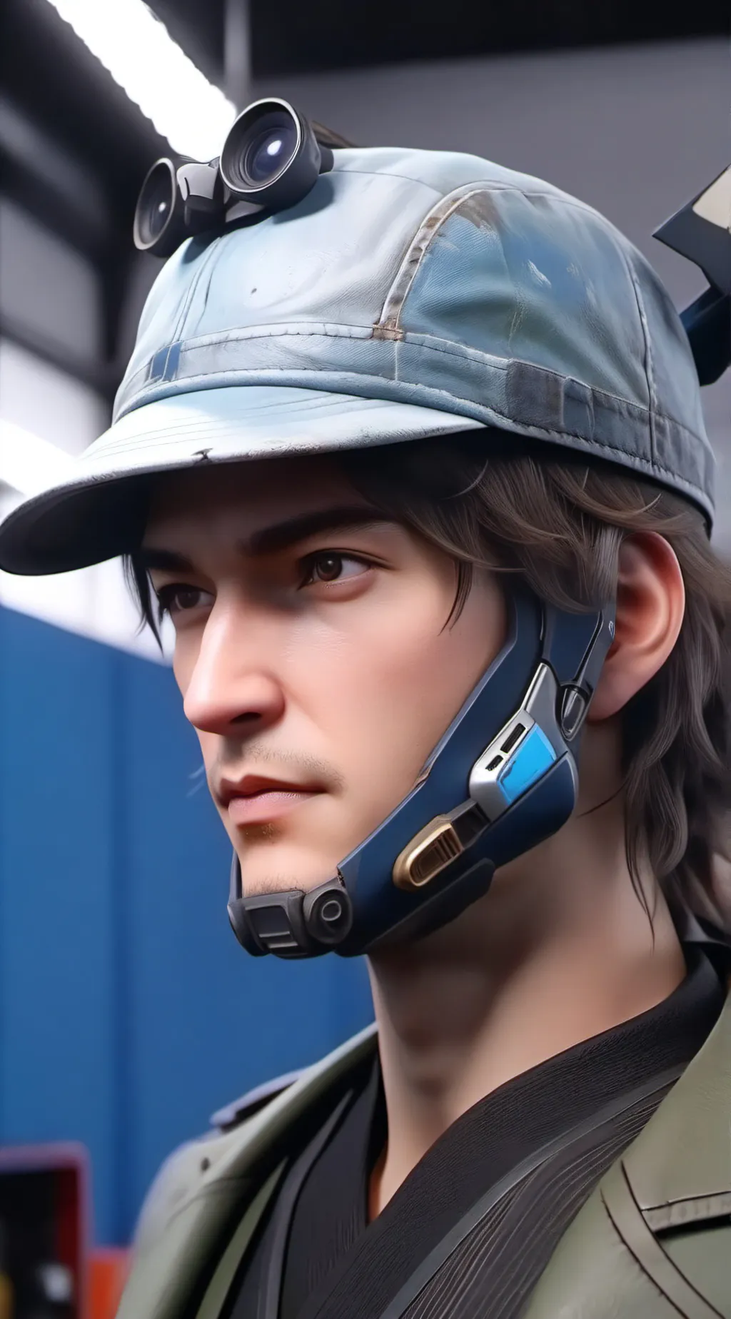 ai character: PowerCartoons Film background