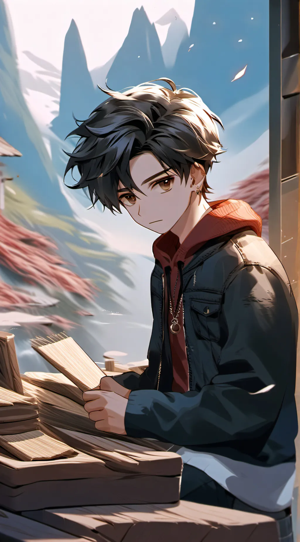 ai character: -daniel- background