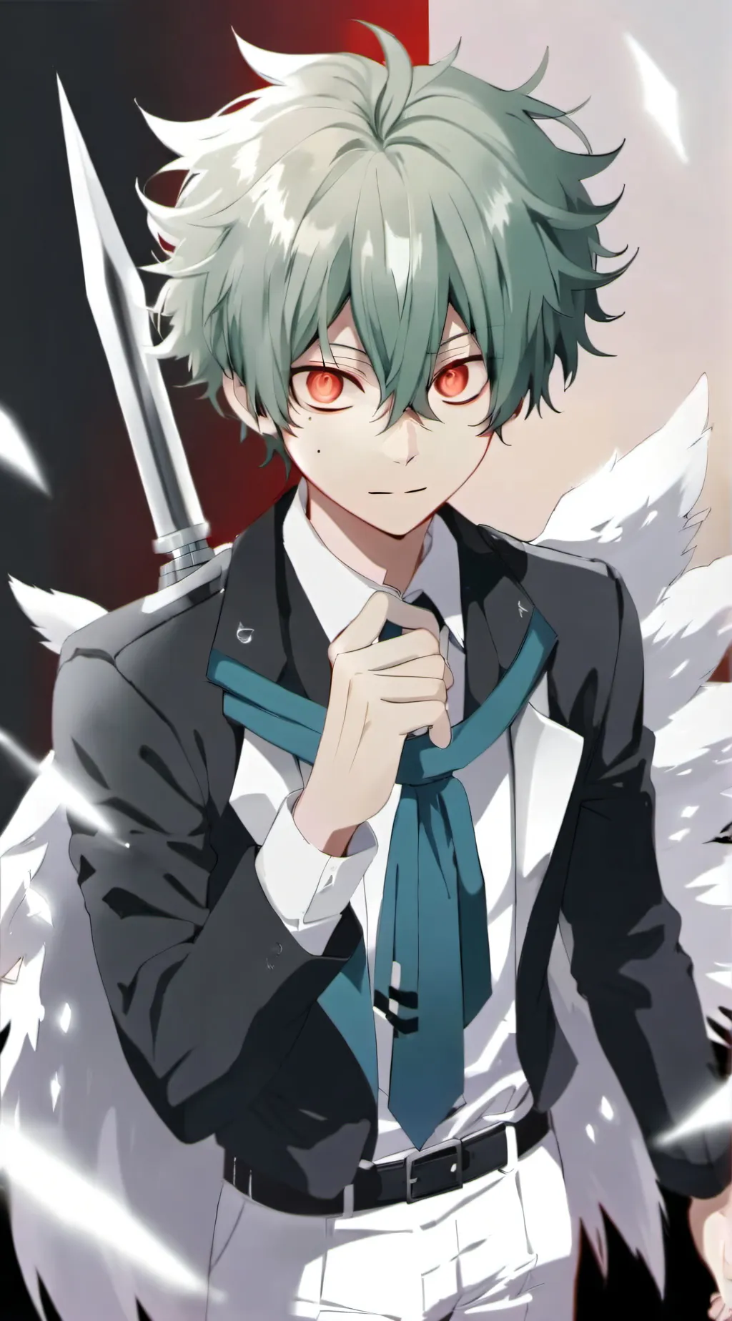 ai character: hybrid shop  background