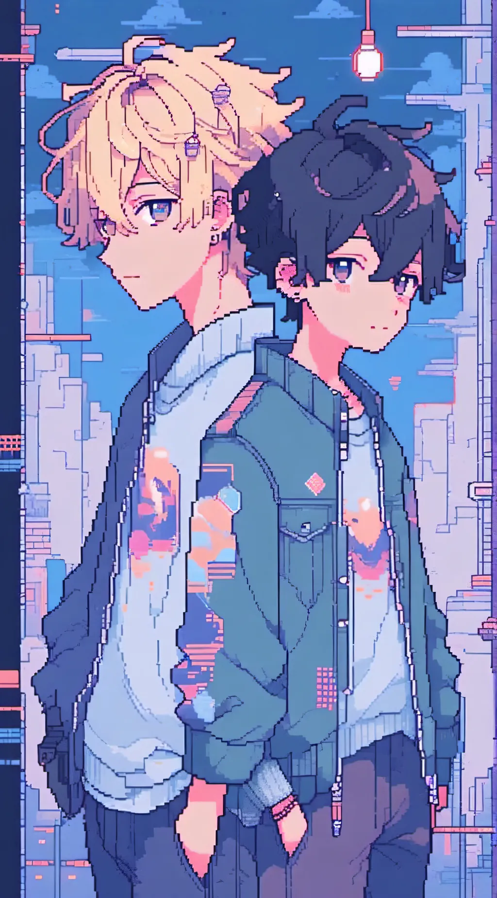 ai character: Solangelo  background