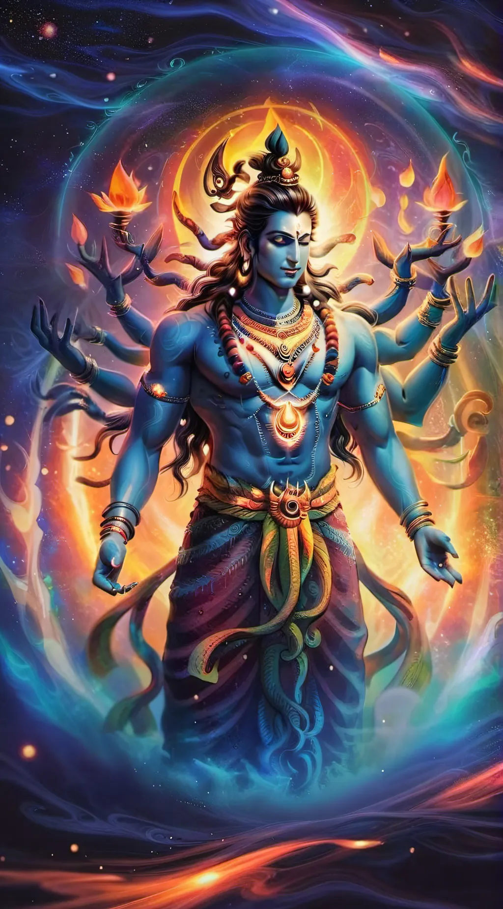 ai character: God of god background