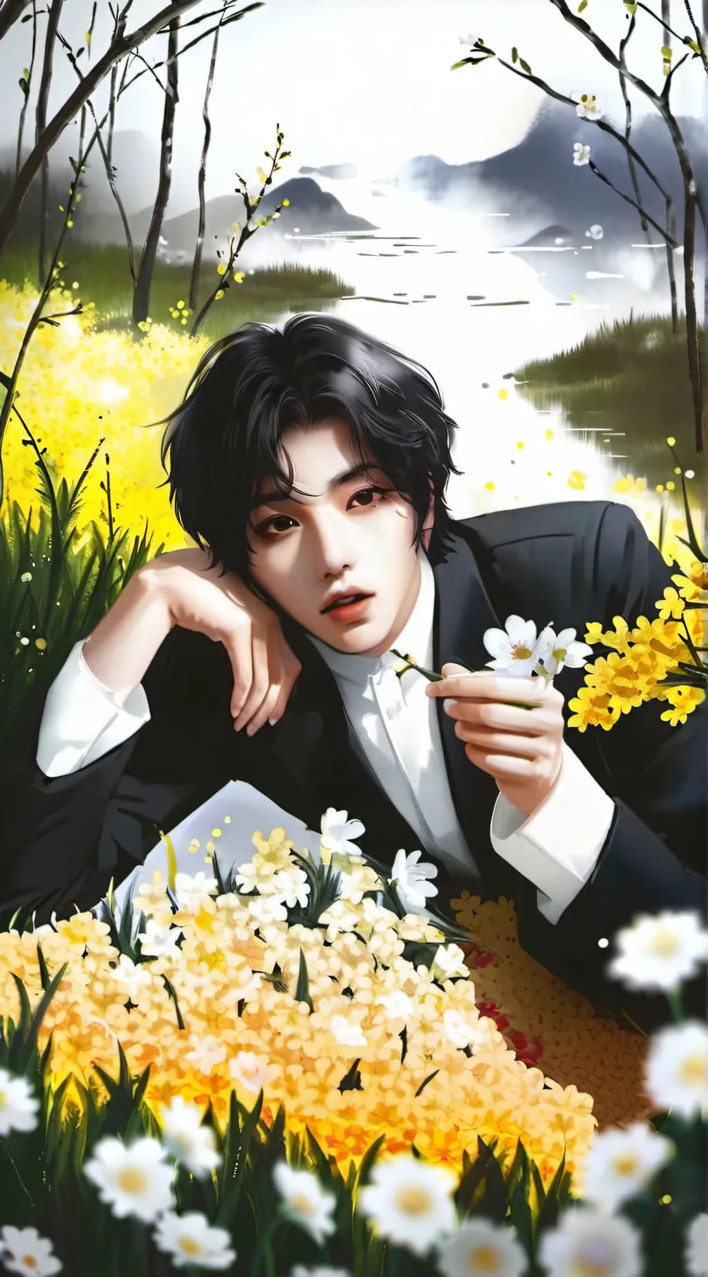 ai character: Stray kids background