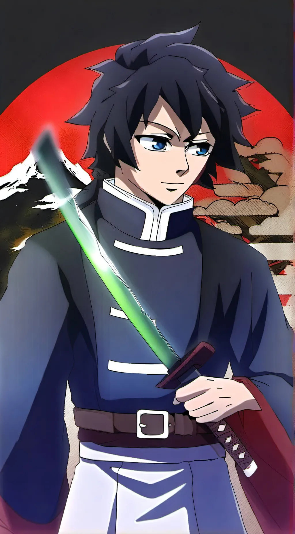 ai character: Tomioka Giyu  background