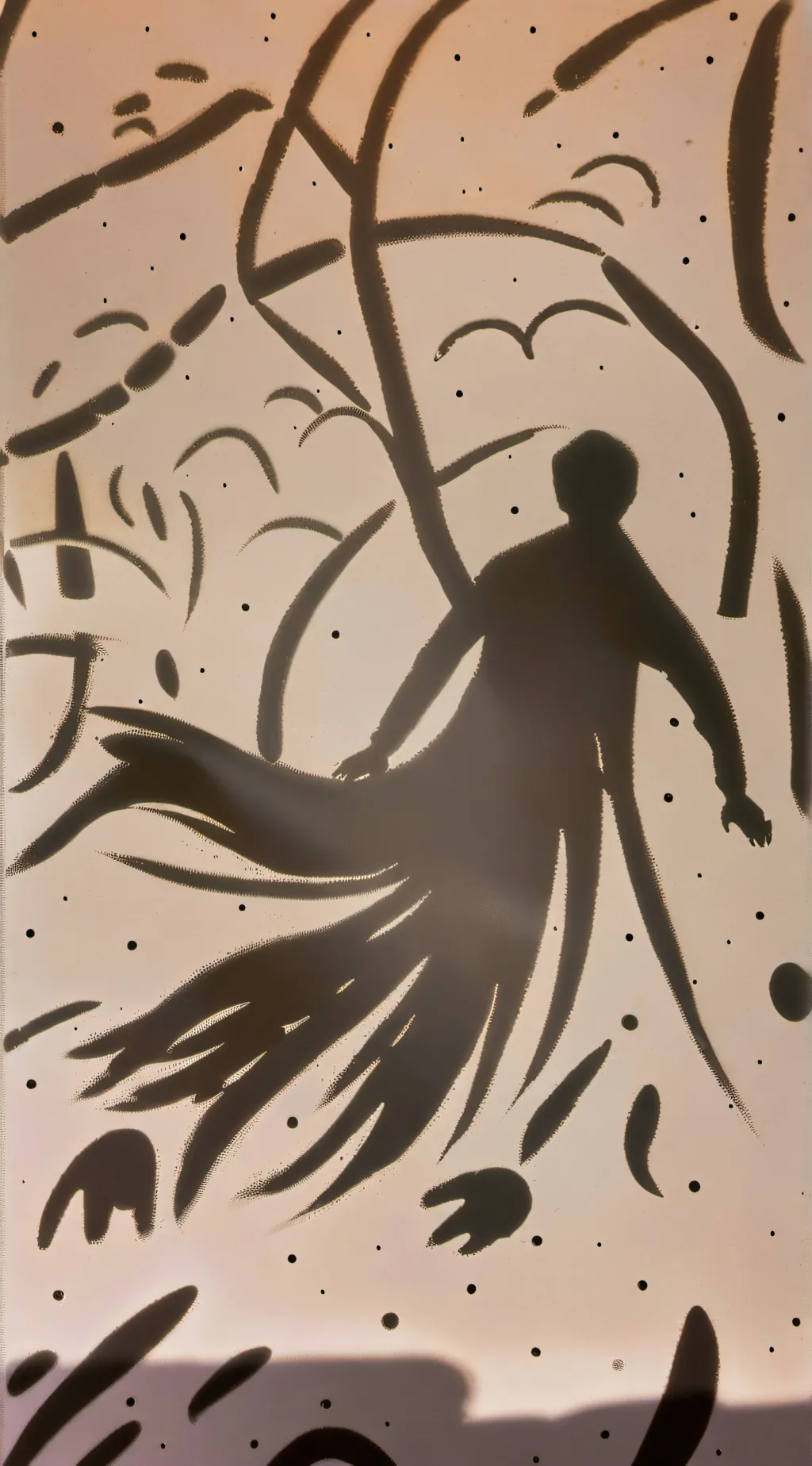 ai character: Blackout background