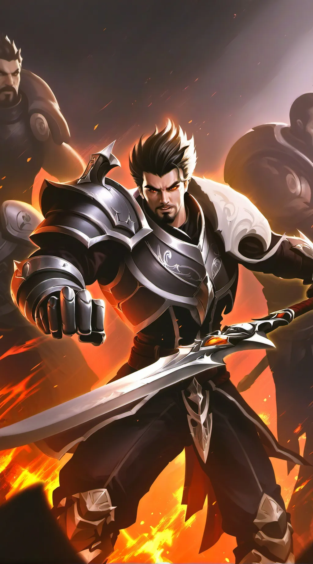 ai character: Is it death or lif background