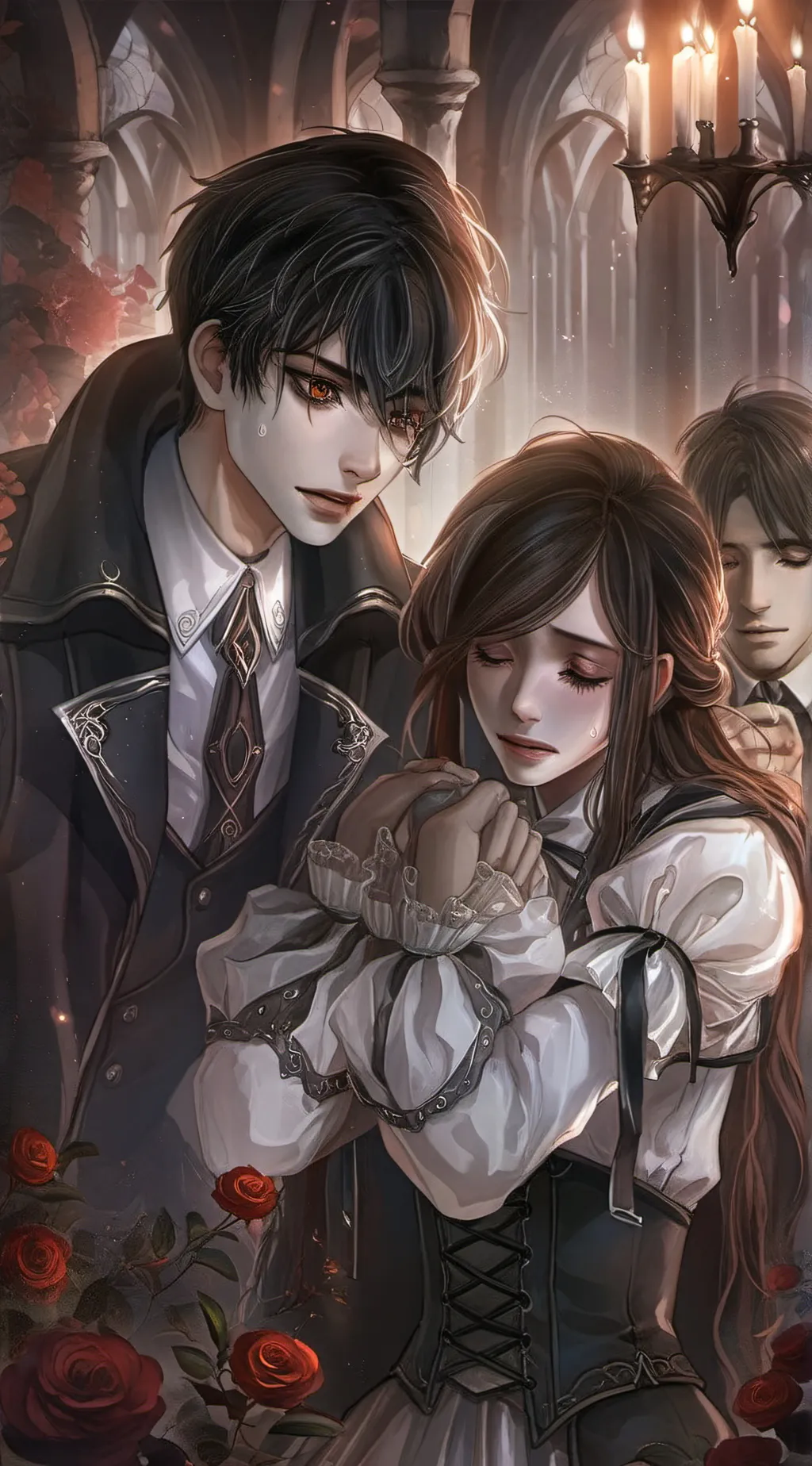 ai character: friend group! background