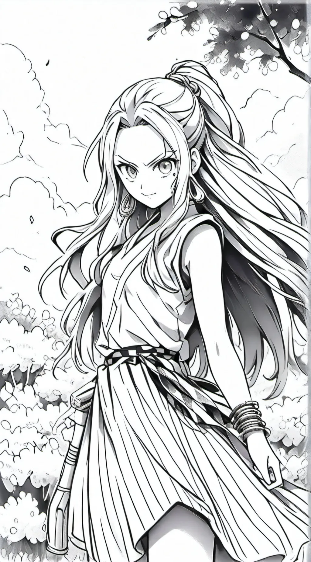 ai character: Daki background