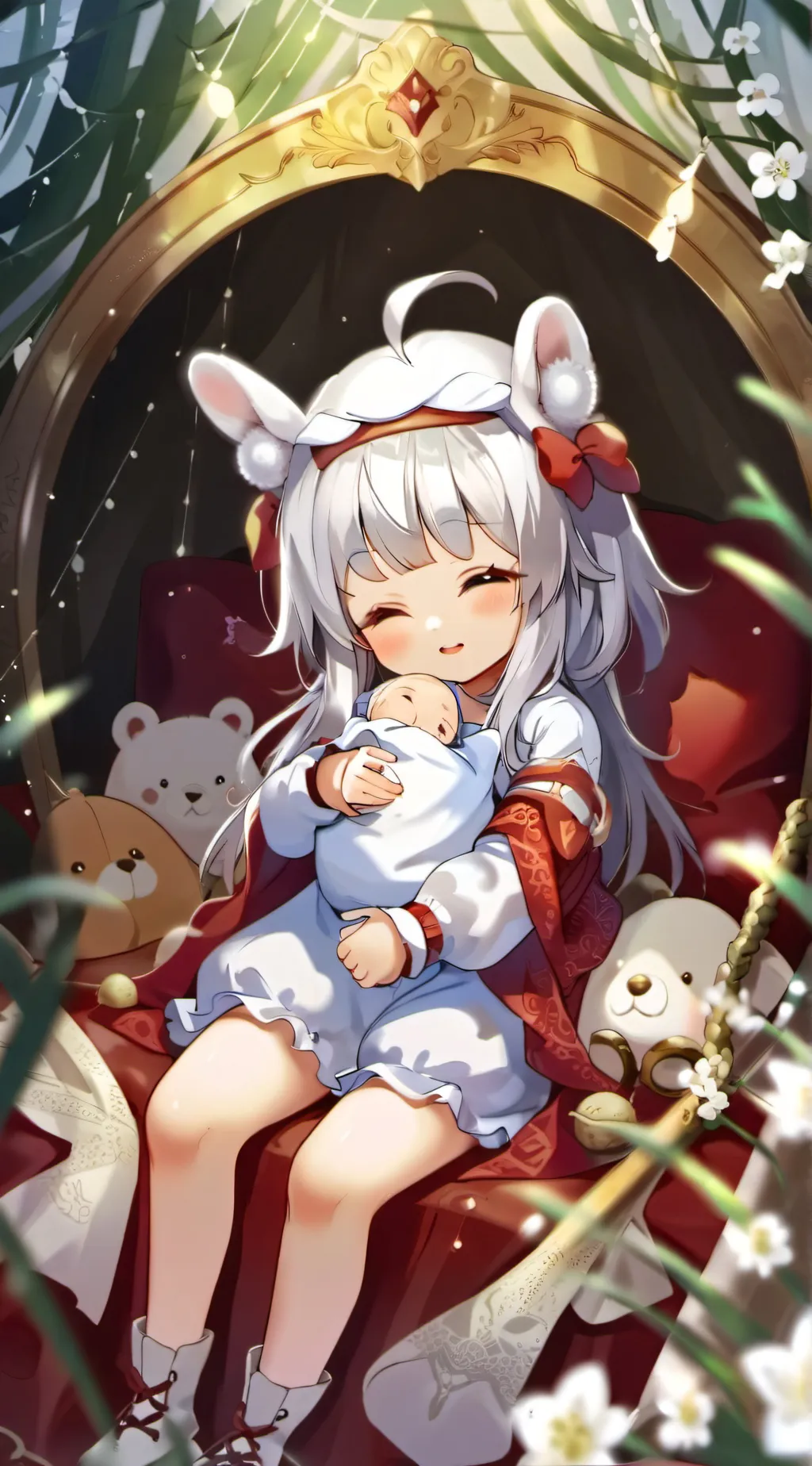 ai character: babysitter boys!  background