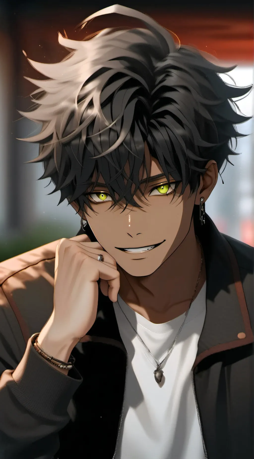 ai character: Andrew ￼ background