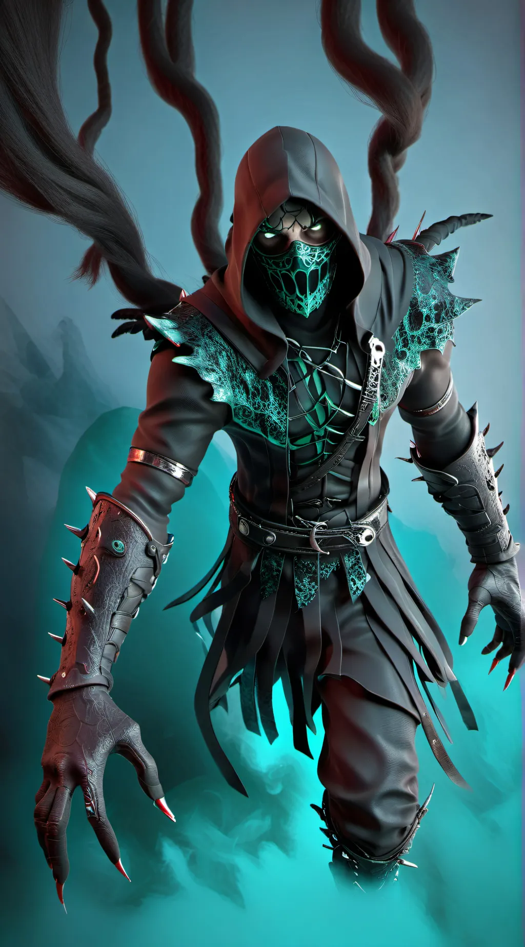 ai character: creeper background