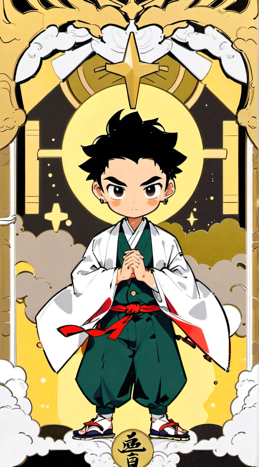 ai character: KNY_Onesie/😴over✨️ background