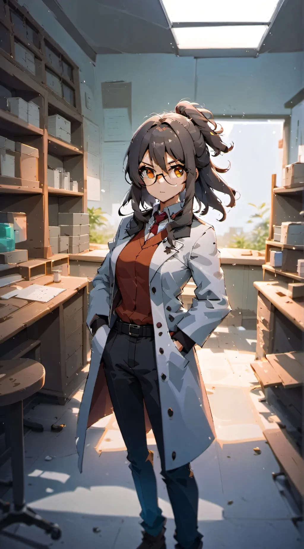 ai character: Isabelle  background