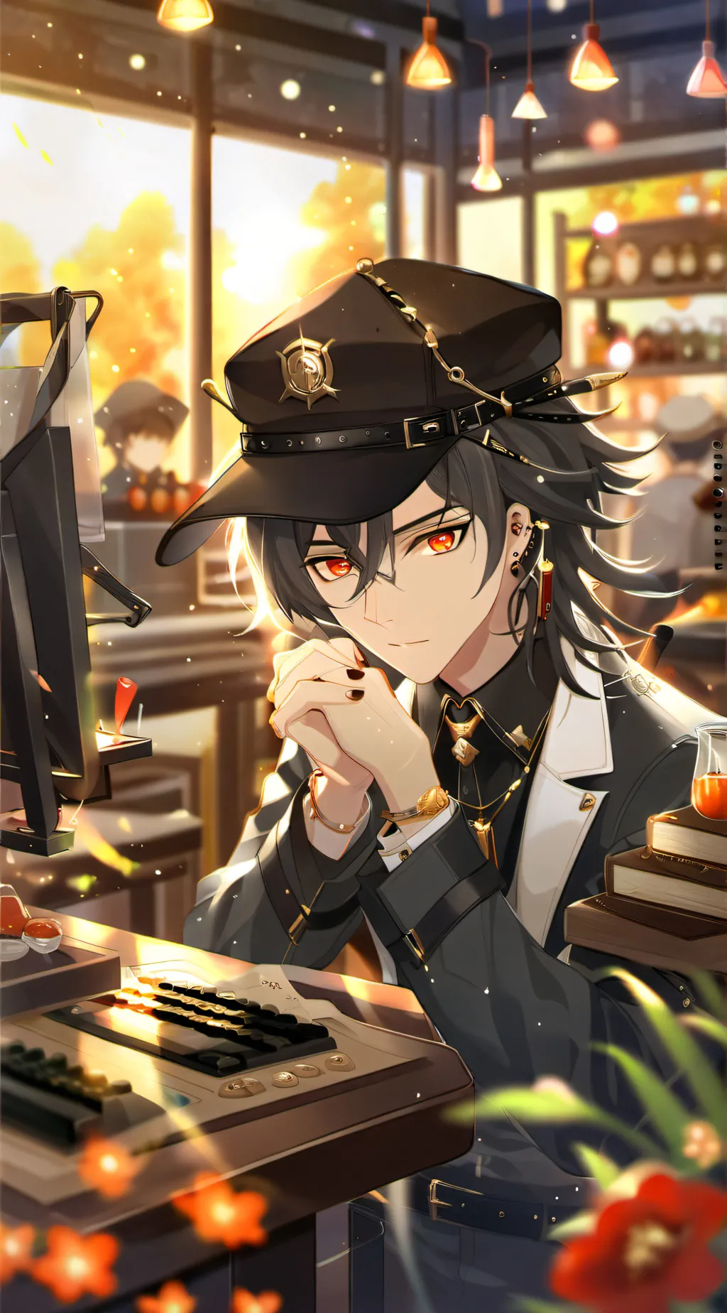 ai character: atom Corp background