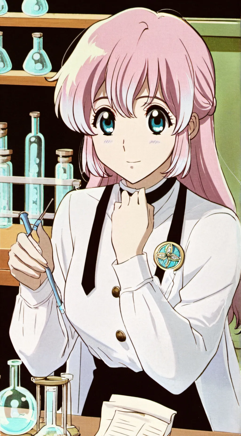 ai character: Lea background