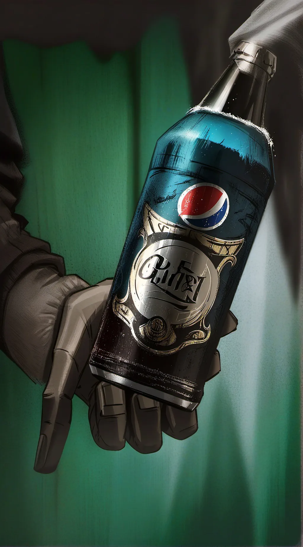 ai character: PepsiXCoke  background