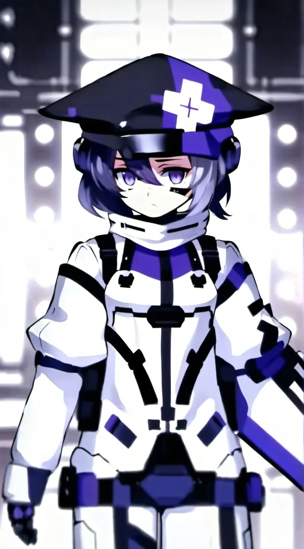 ai character: Uzi doorman background