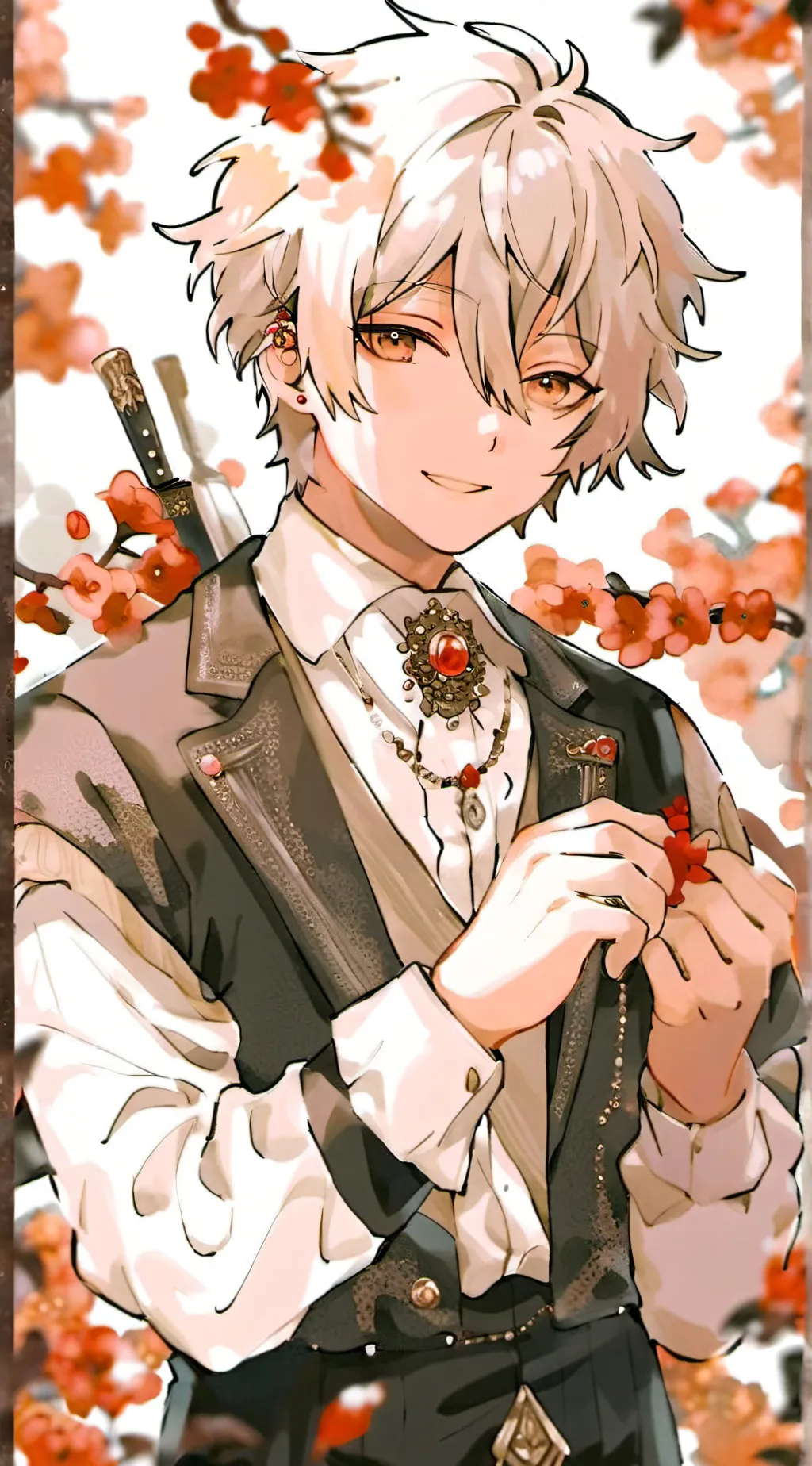 ai character: Leon background