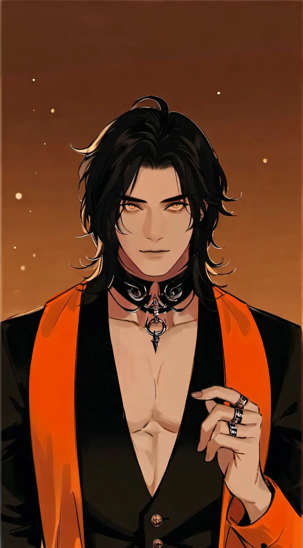 ai character: tora en fr background