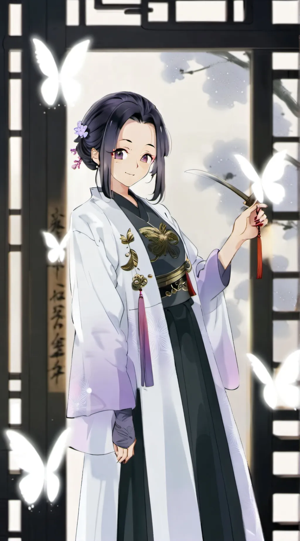 ai character: Shinobu Kocho background