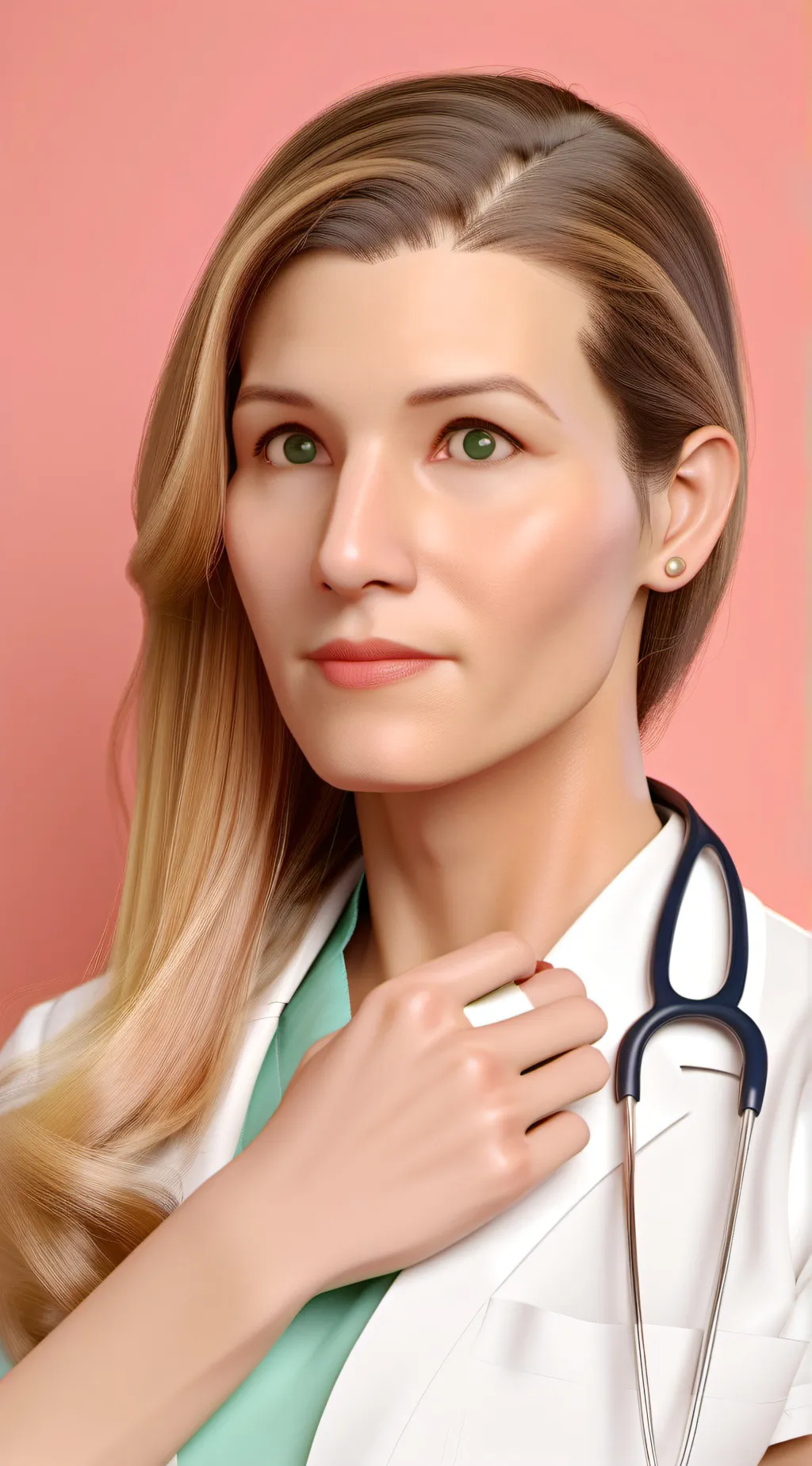 ai character: Doctor Ellie. background